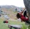 Julie Sprooten bouldering in Castle Hill