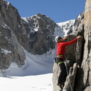Escalade alpine à Chamonix